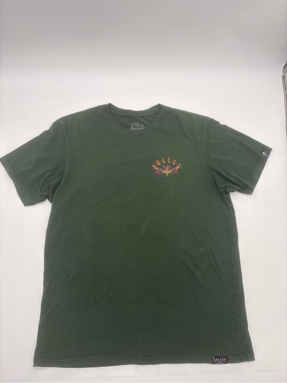 Sullen Art Collective Grim Reaper Graphic T-Shirt Green